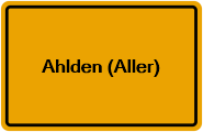 Grundbuchauszug Ahlden (Aller)